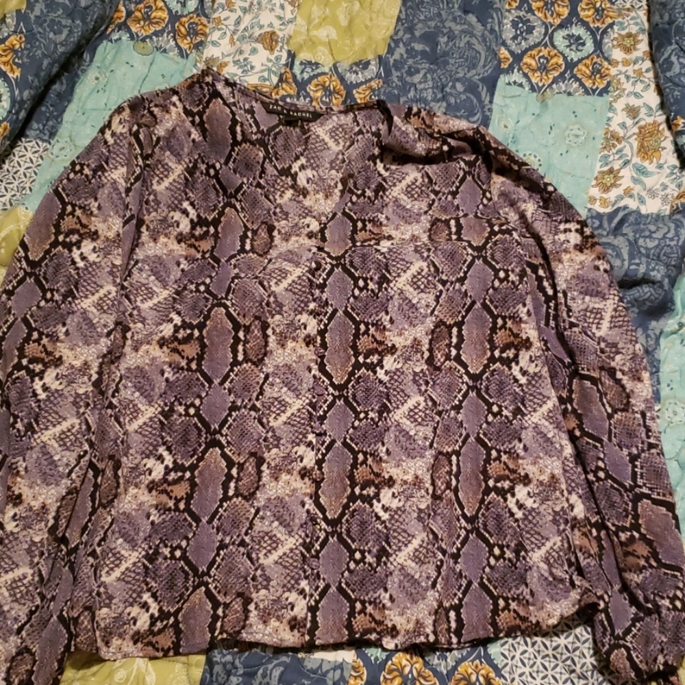 Zac & Rachel Blouse Size L L4